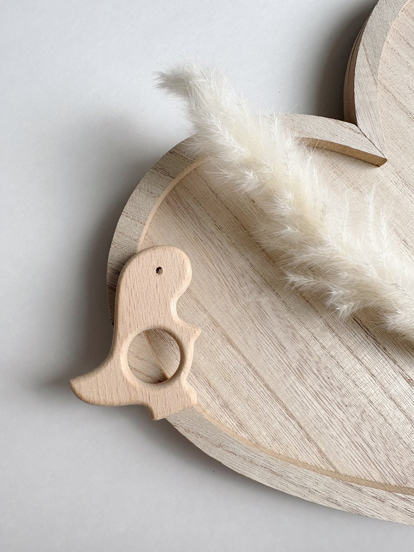 DINO WOODEN TEETHER