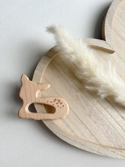 FAWN WOODEN TEETHER