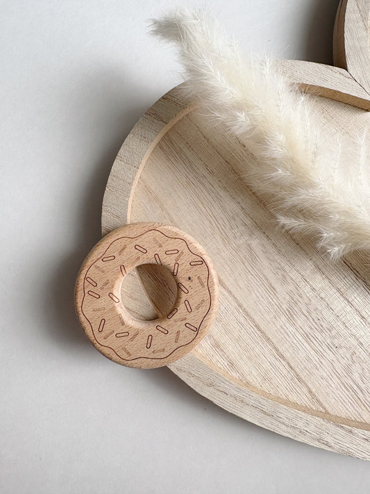 DONUT WOODEN TEETHER