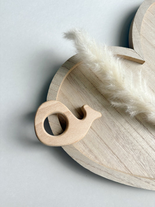 WHALE WOODEN TEETHER